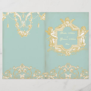 Georgiana (Marie Antoinette Blue) Wedding Prog