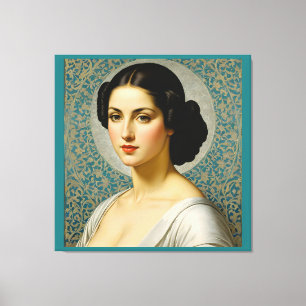 "Georgiana Ruth Cole" Fine Art Woman's Portrait Canvas Print