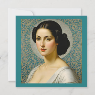 "Georgiana Ruth Cole" Fine Art Woman's Portrait Holiday Card