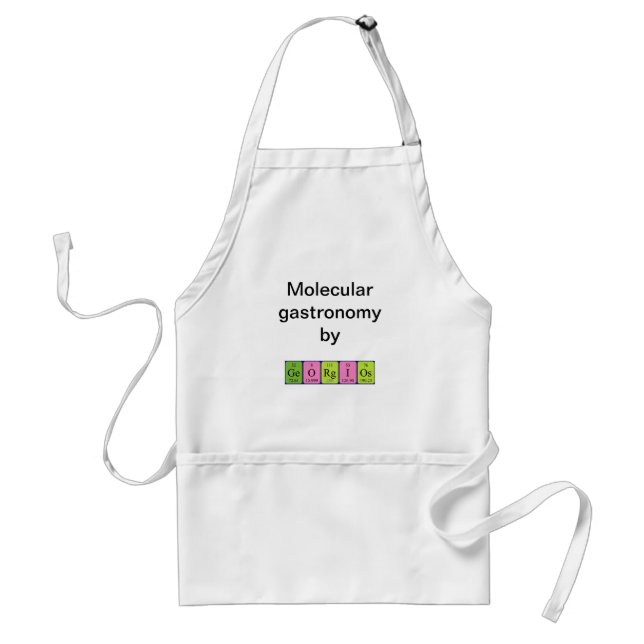 Georgios periodic table name apron (Front)