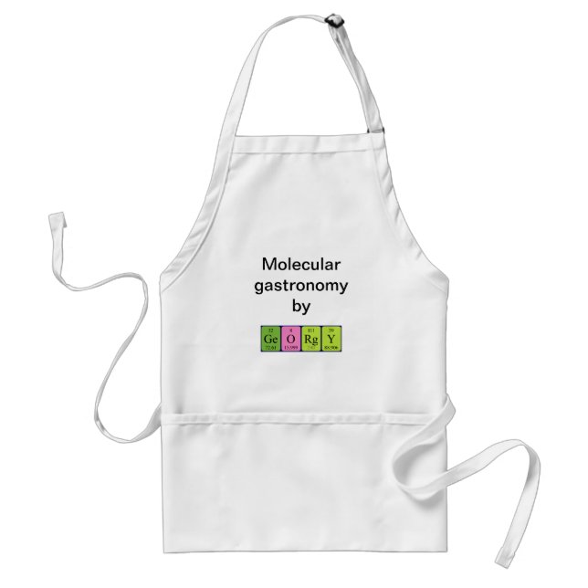 Georgy periodic table name apron (Front)