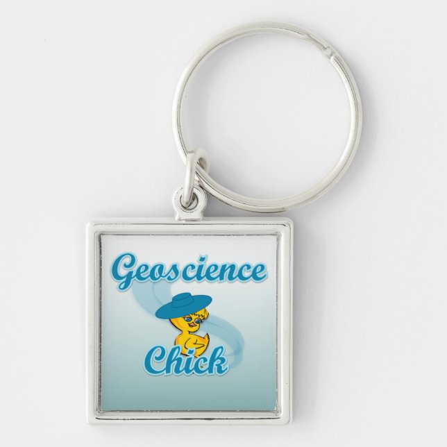 Geoscience Chick #3 Key Ring (Front)