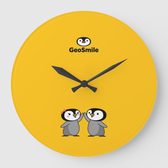 GeoSmile Large Clock (Front)