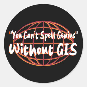 Geospatial/Surveyor Display Classic Round Sticker