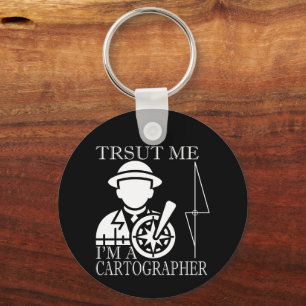 Geospatial/Surveyor Keys Key Ring