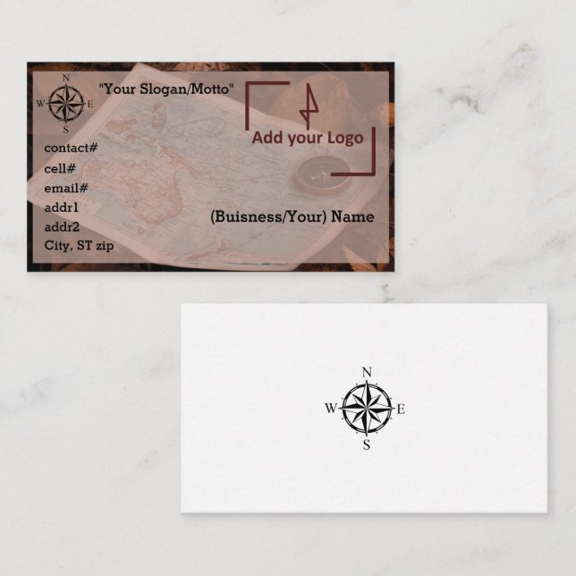 Geospatial/Surveyor Professional Business Card (Front/Back)