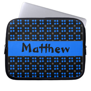 Gepersonaliseerde Stippen patroon Laptop Sleeve