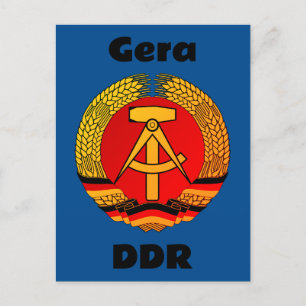 Gera, East Germany - DDR GDR Ostdeutschland Postcard