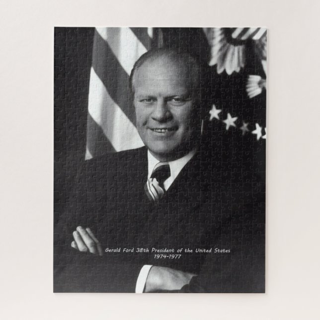 Gerald Ford 38th President of the United States Jigsaw Puzzle (Vertical)