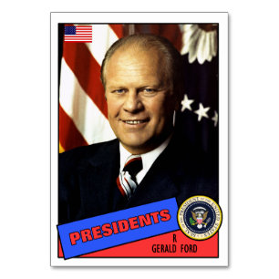 Gerald Ford Baseball Card