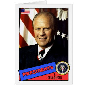 Gerald Ford Baseball Card