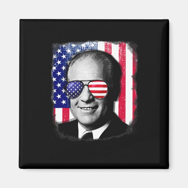 Gerald Ford Us Flag 4th Of July  Magnet (Front)