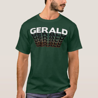 Gerald Funny Retro Vintage Sunset Gerald 80s 90s b T-Shirt