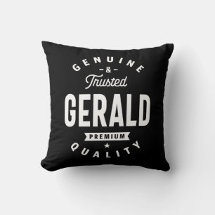 Gerald Personalised Name Birthday Cushion