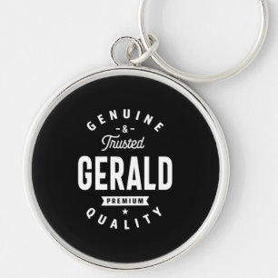 Gerald Personalised Name Birthday Key Ring