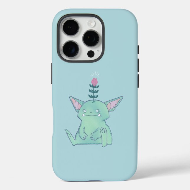 Gerald the Goblin | Cute Grumpy Fantasy Creature  Case-Mate iPhone Case (Back)