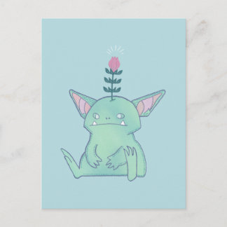 Gerald the Goblin | Cute Grumpy Fantasy Creature Postcard