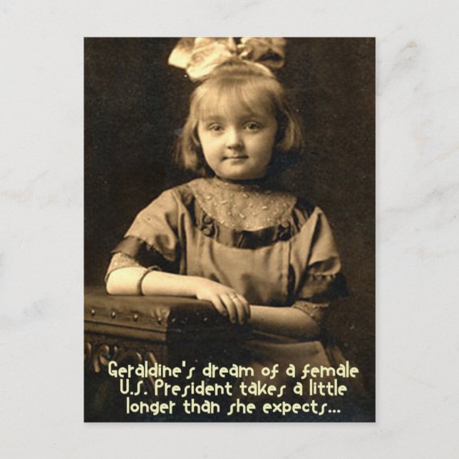 Geraldine's Dream Postcard (Front)
