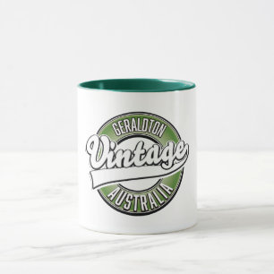 Geraldton australia vintage style logo mug