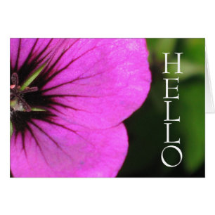 Geranium Card