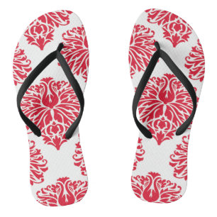 Geranium Elegant Damask Thongs