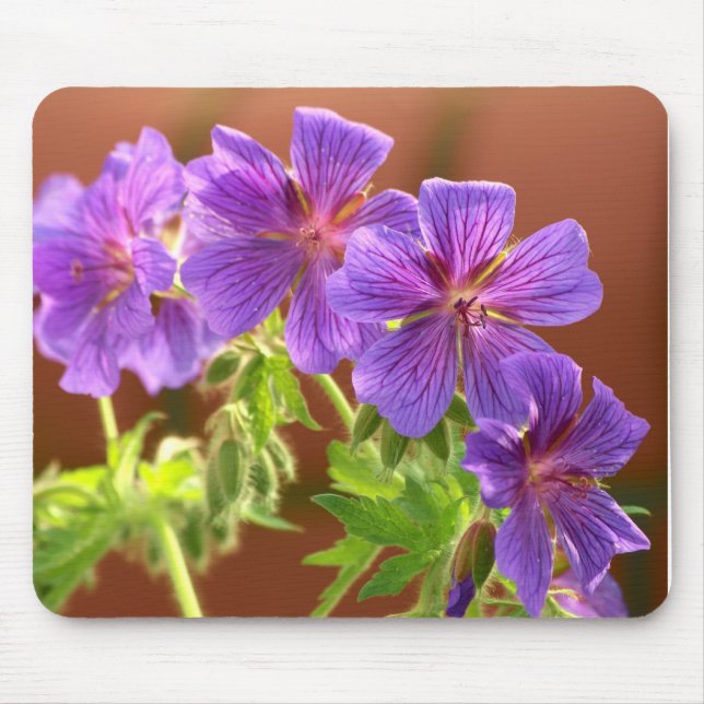 Geranium Flower Mousepad (Front)
