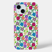 Geranium Flowers IPhone 15 Tough Case