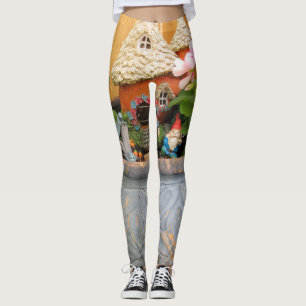Geranium Gnome 03 Leggings