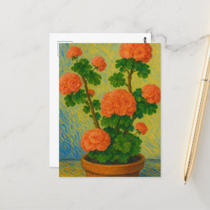 Geranium Postcard