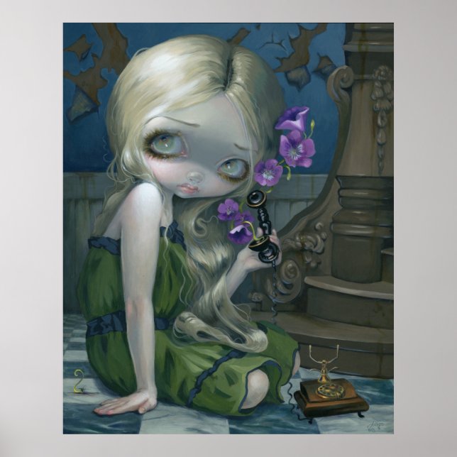 Geraniums ART PRINT magic realism pop surrealism (Front)