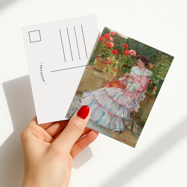 Geraniums | Childe Hassam Postcard (Creator Uploaded)