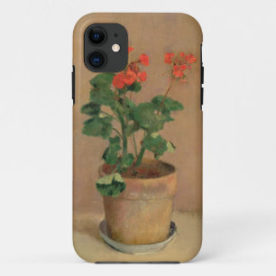 Geraniums in a Pot, c.1905 (oil on canvas) iPhone 11 Case