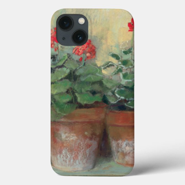 Geraniums in Pots Case-Mate iPhone Case (Back)