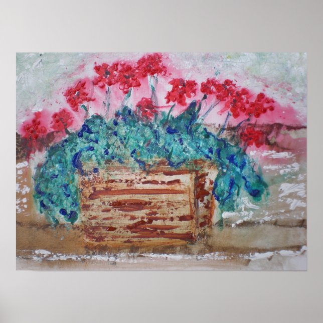 Geraniums Poster (Front)