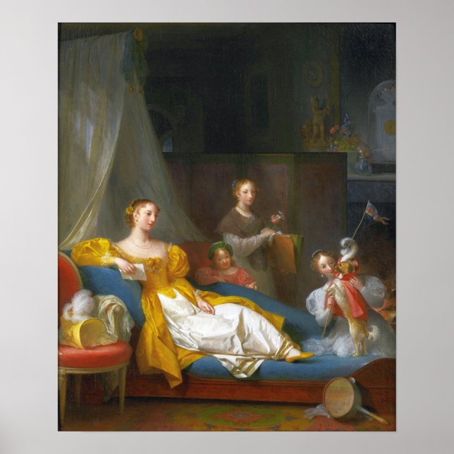 Gérard - A Family Playing With A Dog Poster (Front)