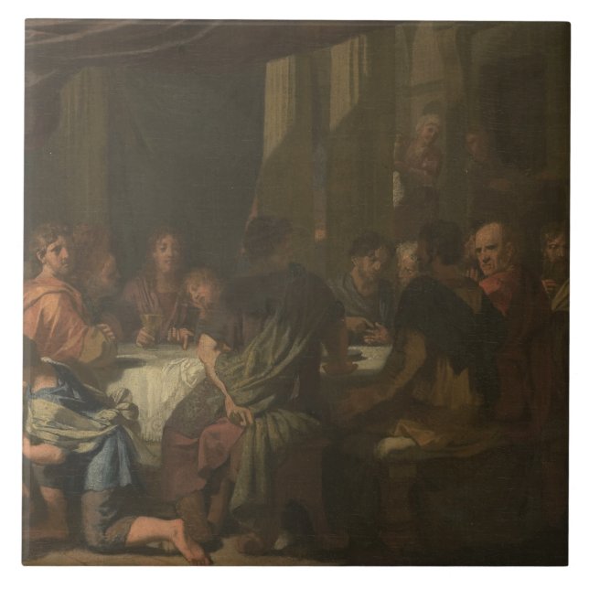 Gerard de Lairesse - The Last Supper Ceramic Tile (Front)