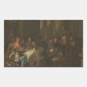 Gerard de Lairesse - The Last Supper Rectangular Sticker