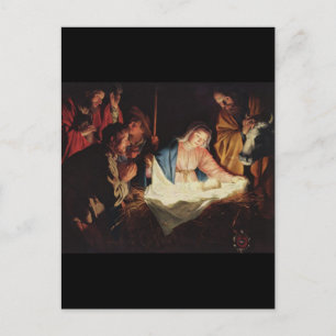 Gerard van Honthorst Nativity Postcard