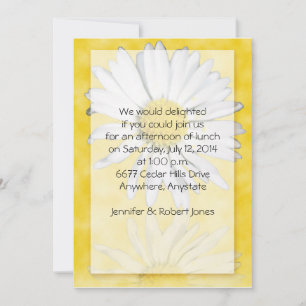 Gerber Daisy in Sunny Daze Invitation