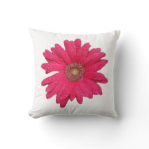 Gerber Daisy Throw Pillow