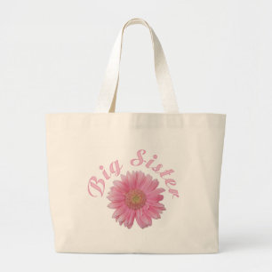 Gerbera Big Sister Large Tote Bag