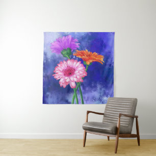 Gerbera Daisies Tapestry