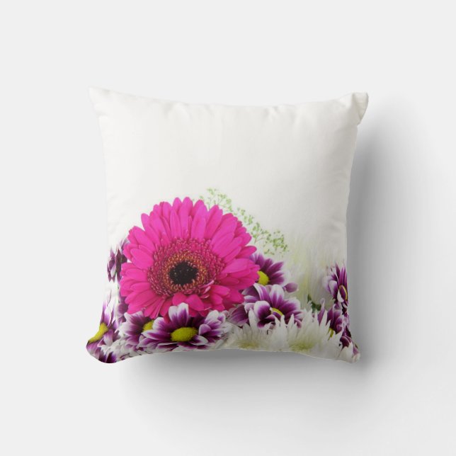 Gerbera Daisy American MoJo Pillow (Front)