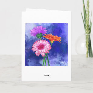 Gerbera Daisy Anniversary Card