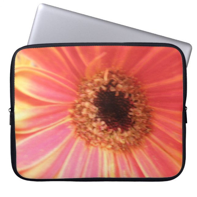 Gerbera Daisy Flower Laptop Bag (Front)