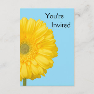 Gerbera Daisy Invitation