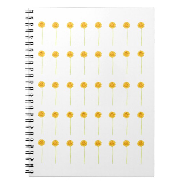 Gerbera daisy  notebook (Front)