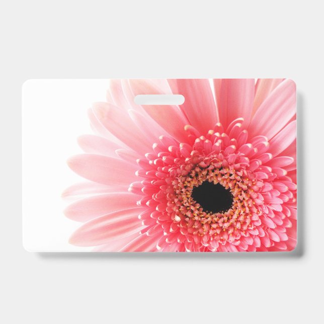 Gerbera Daisy Poster ID Badge (Front)