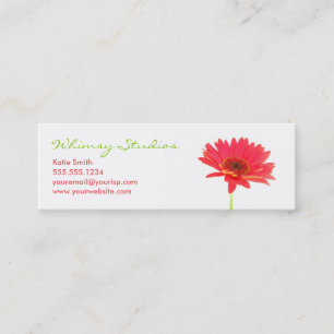 Gerbera Daisy Profile Business Card