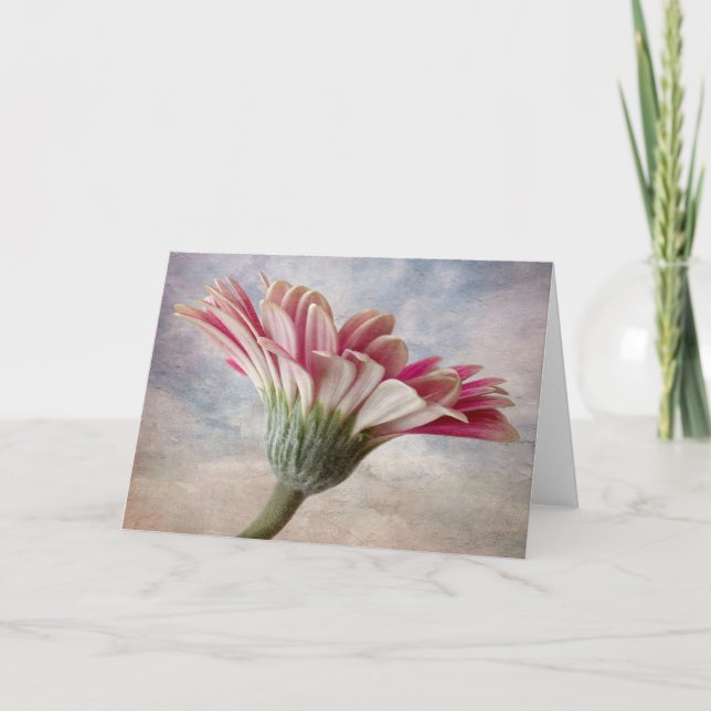 Gerbera flower card (Front)